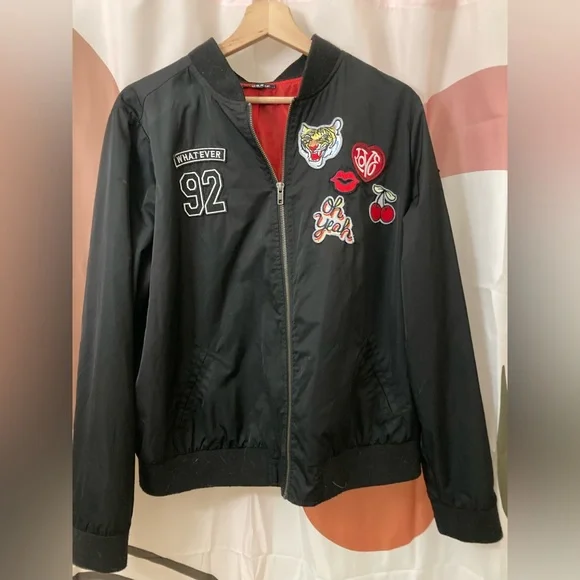 Torrid Bomber Jacket ☠️😎💖 - Picture 1 of 1